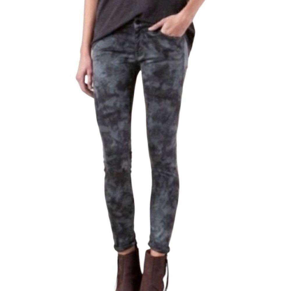 Mother Jeans Size 26 The Looker Spontaneous Combustion Skinny Tie Dye